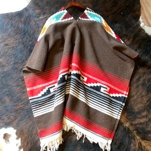 COPY - Vintage cowboys and Indians Poncho